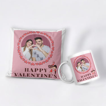 Personalized Cushion and Mug Combo